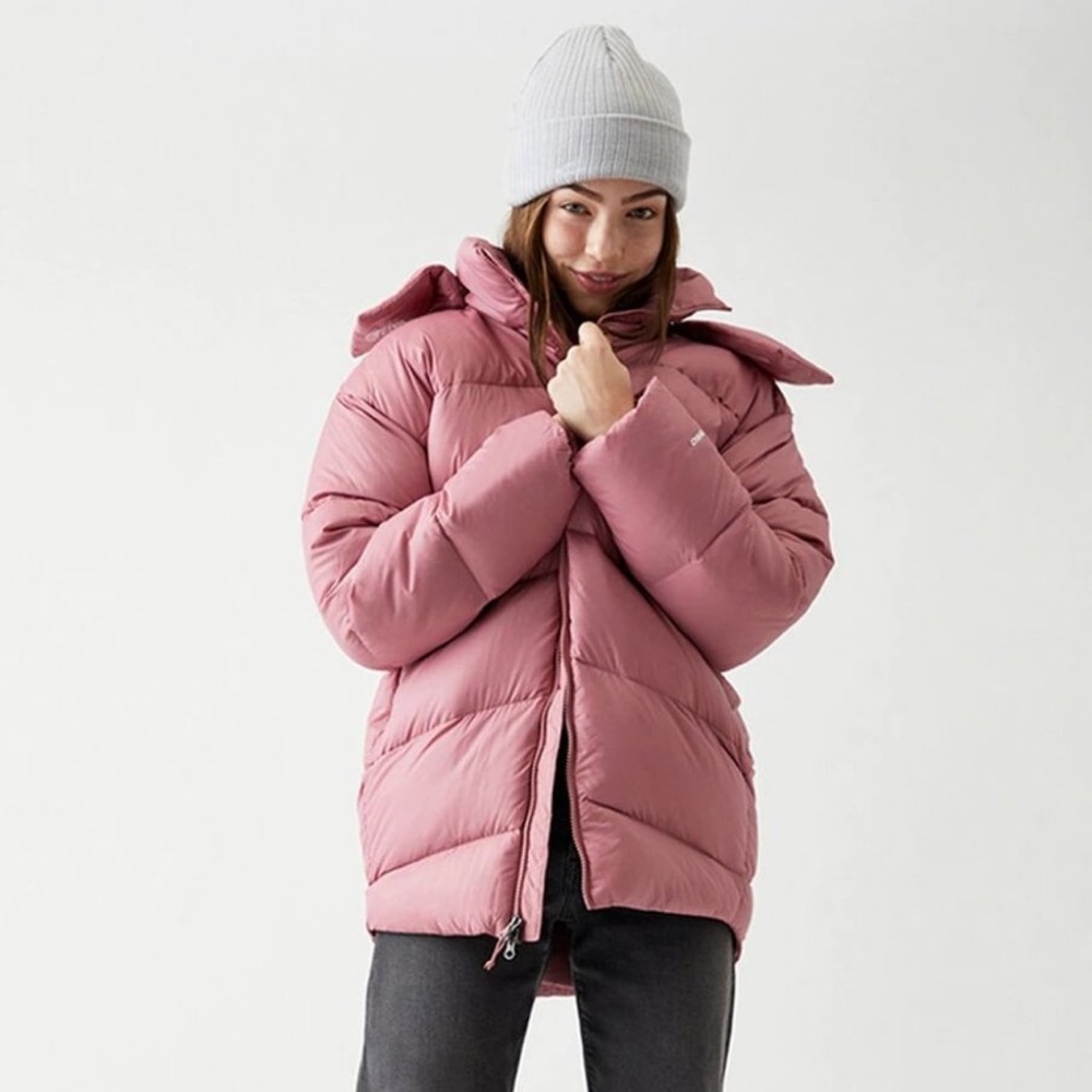The North Face 550 Palomar Down parka puffer jacket in pink mesa rose Sz XL NWT